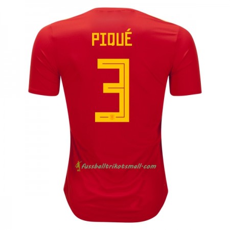 Fußballtrikots Spanien Pique 3 WM 2018 Heimtrikotsatz kaufen